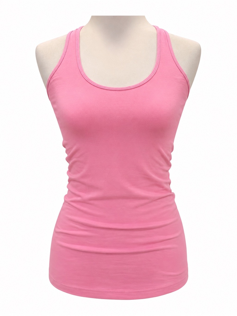 Lululemon Hot Pink Racerback Tank Top Built In Bra Size 6 - Picture 3 of 8